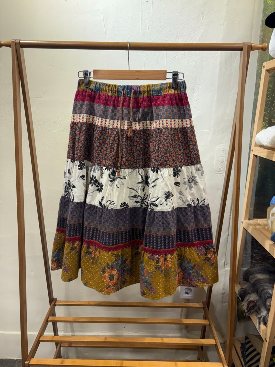 겨울 패치 치마 상품이미지1