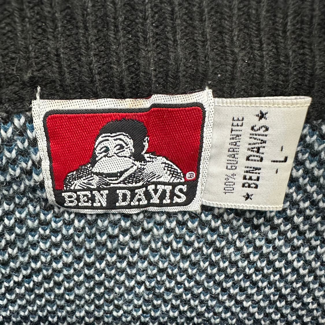 100 벤데이비스 남자 루즈핏 니트 상품이미지3