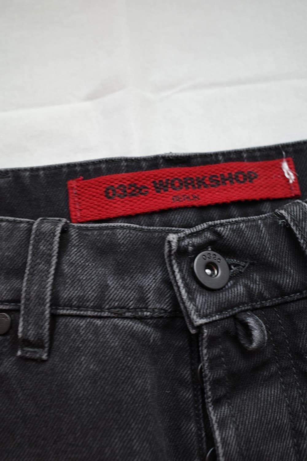 032c Black Double Shift Painter's Jeans 상품이미지6