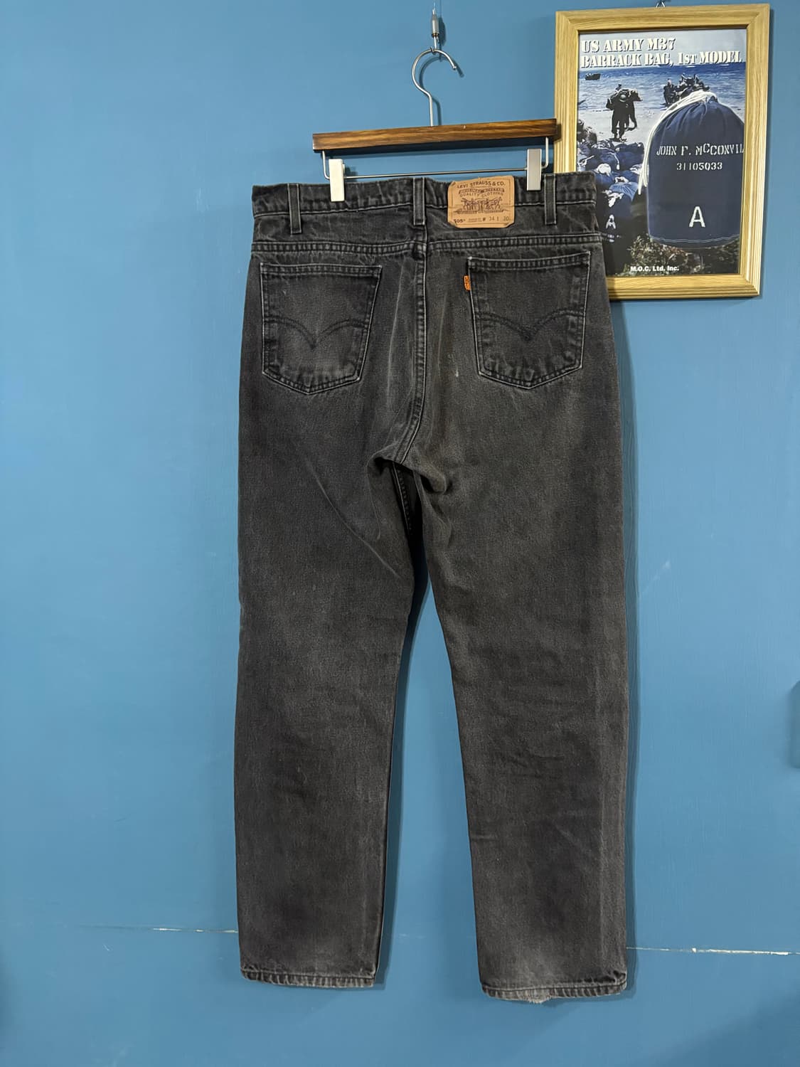90‘s  Levis Black 505 Orange tab Denim  상품이미지9