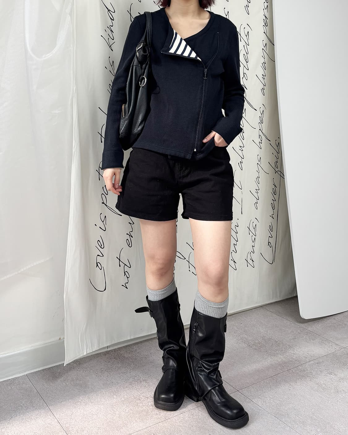 SAINT JAMES 스트라이프 포인트 라이더 니트 재킷 상품이미지2