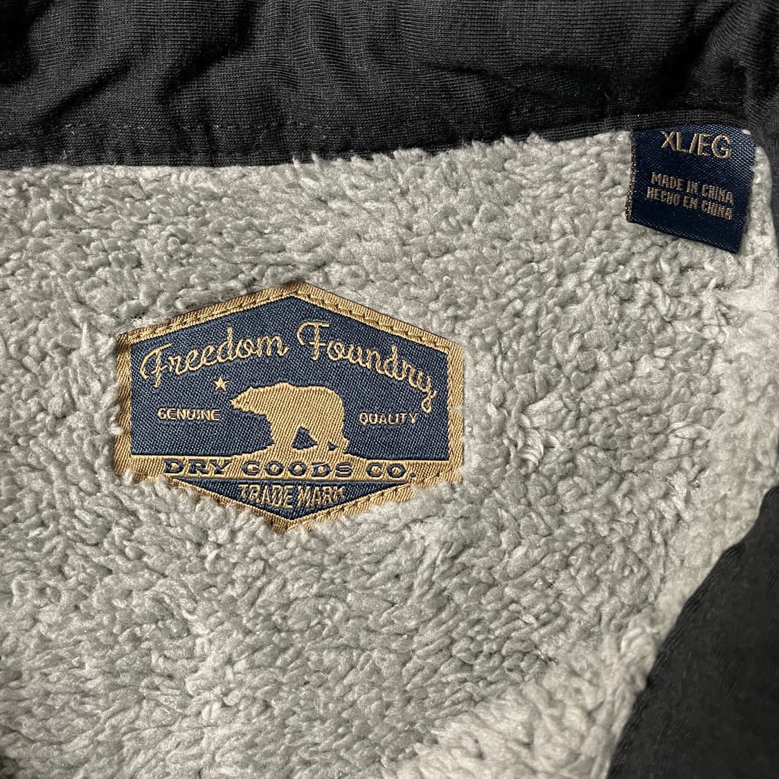 FREEDOM 빈티지 블루 체크 플리스 셰르파 셔츠자켓 A00467 상품이미지9