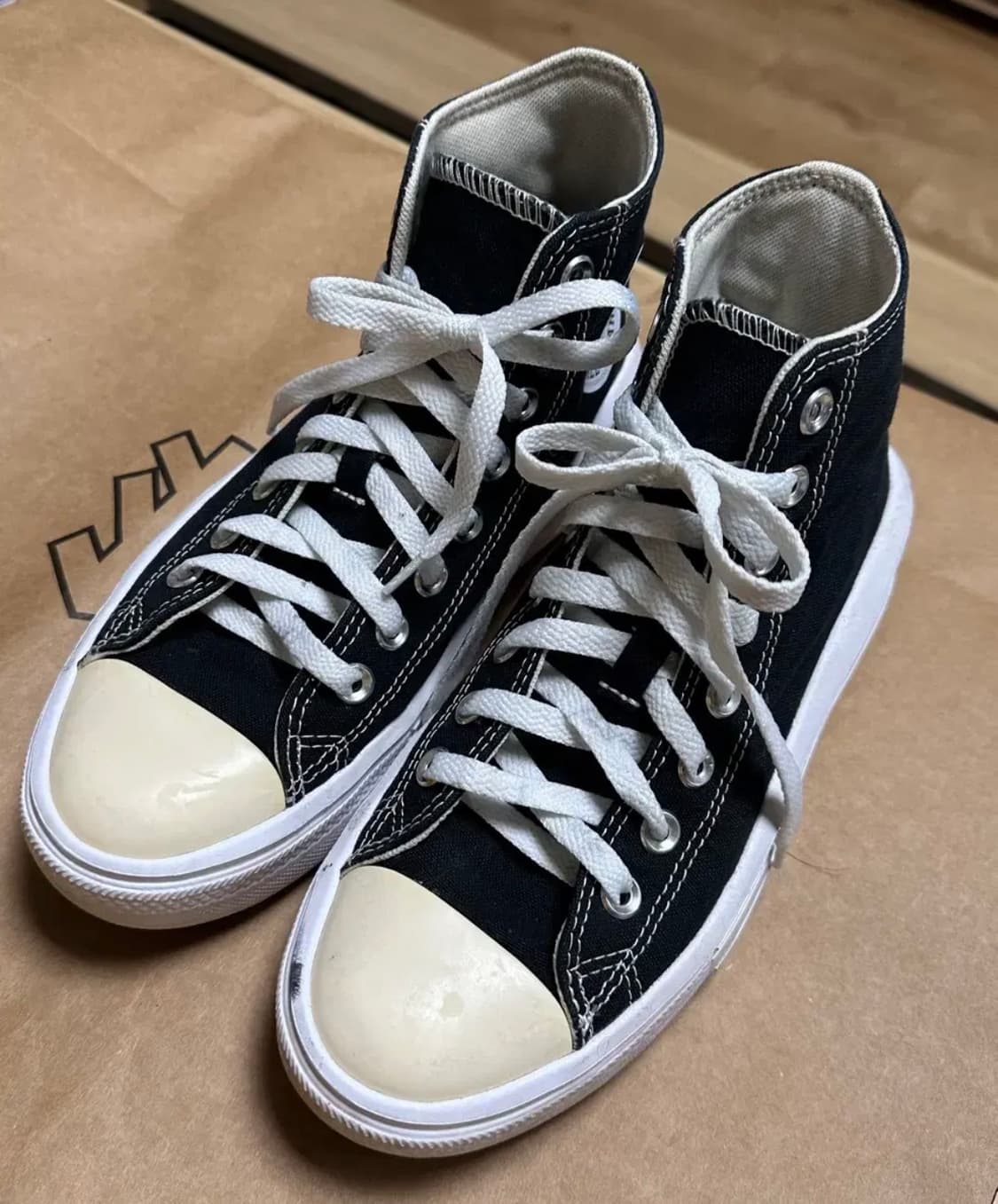 컨버스 척테일러 올스타 무브 플랫폼 하이 블랙 245 상품이미지7