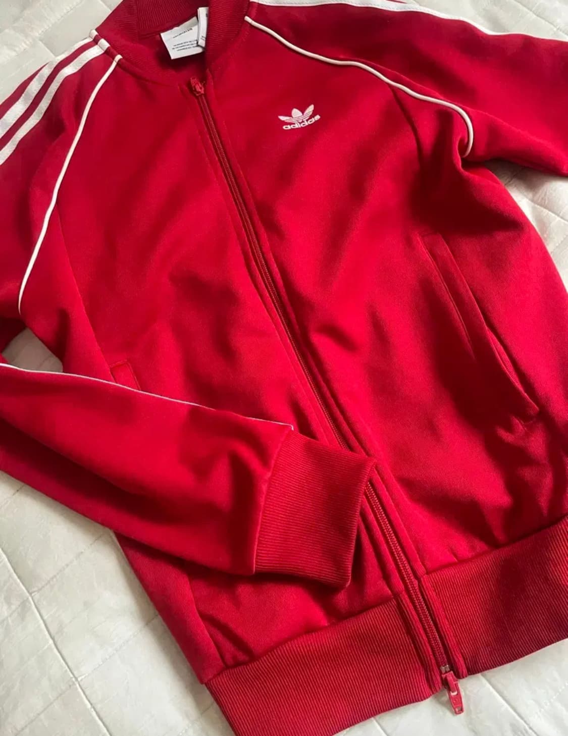 아디다스 빨간색 트랙탑 S (져지) 상품이미지1