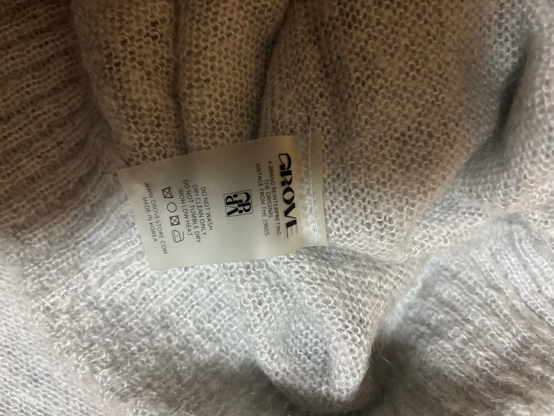 그로브 차정원 모헤어니트(스카이블루)F 상품이미지2