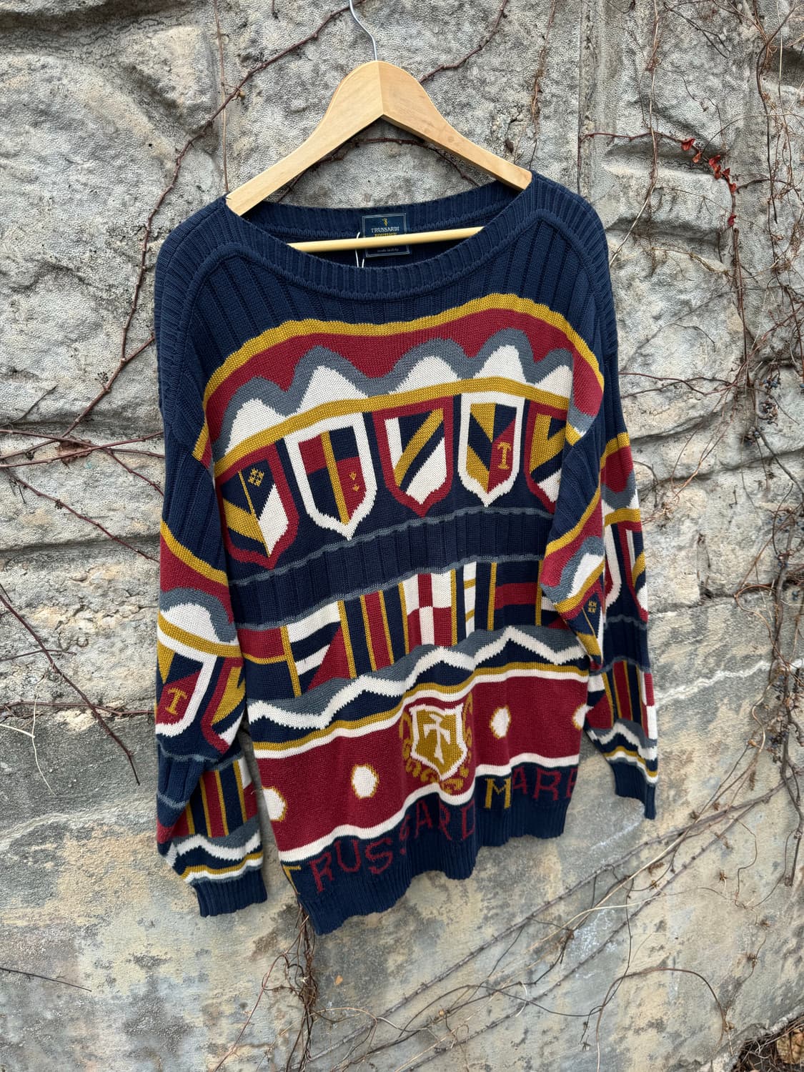 Trussardi 이태리 메이드 에스닉 패턴 니트 상품이미지3