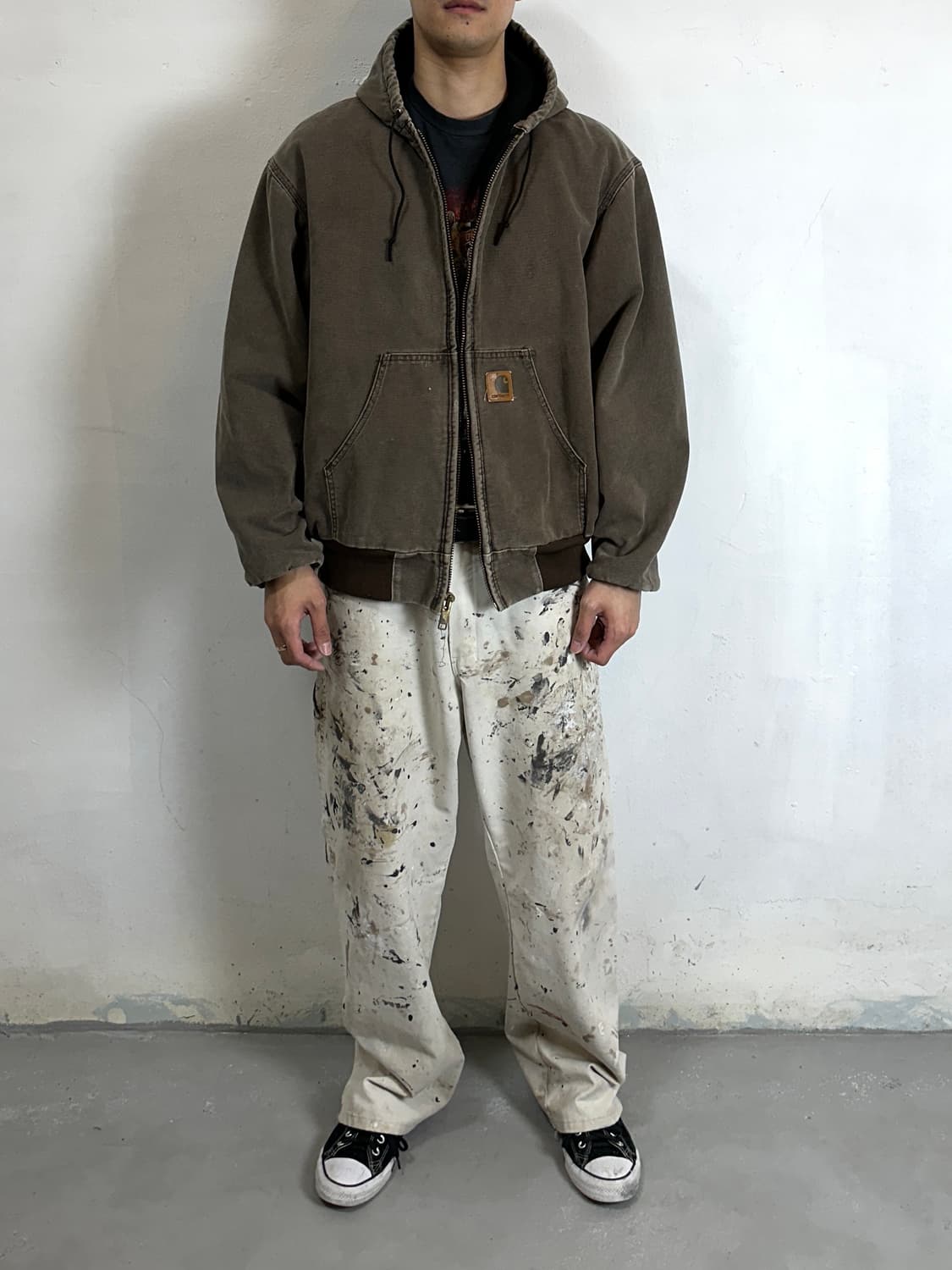 00's OG 칼하트 J68 CHT 액티브 자켓 칼하트 후드 자켓 상품이미지3