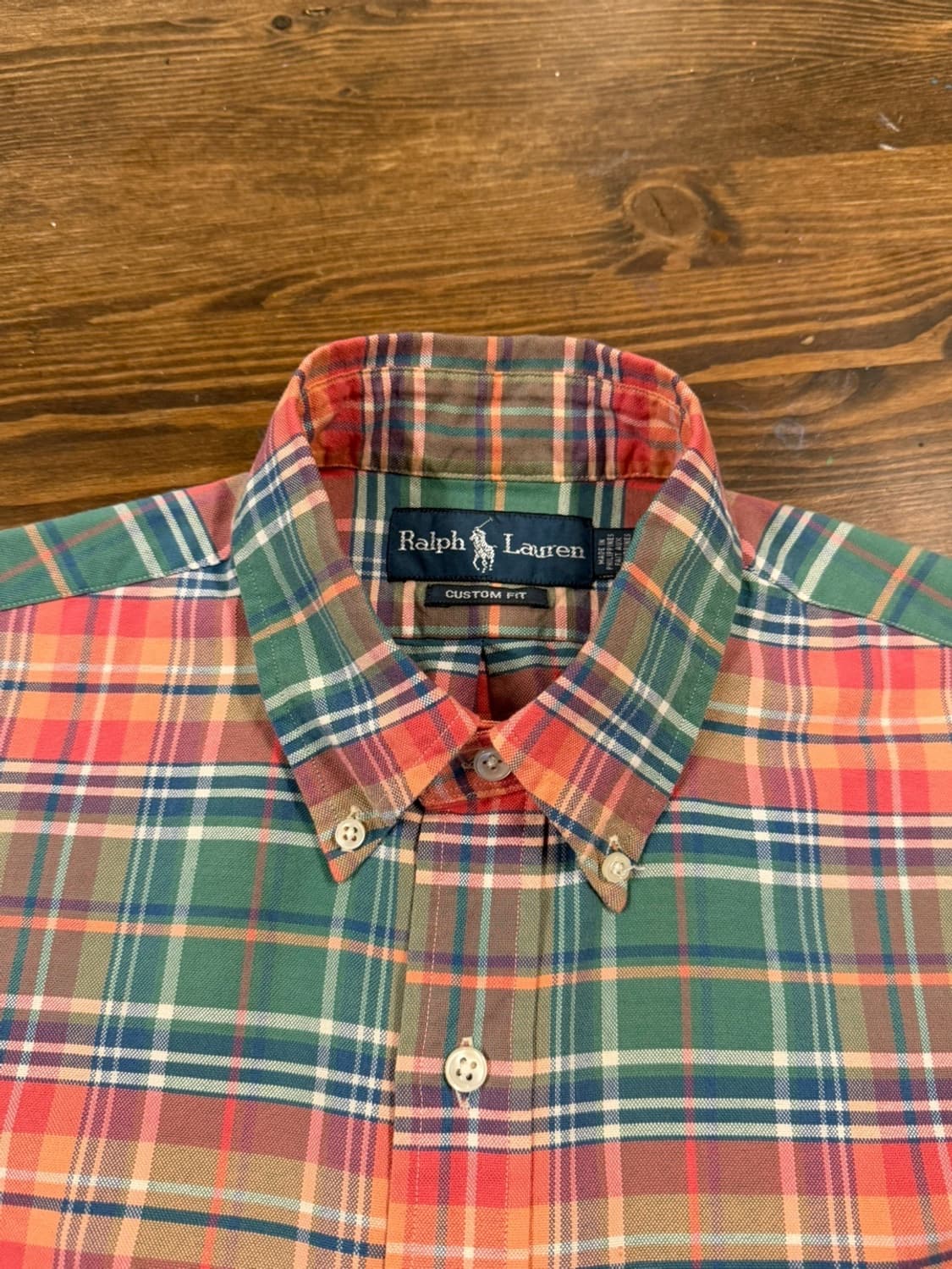 폴로 랄프로렌 버튼다운 체크셔츠 남성100 상품이미지8