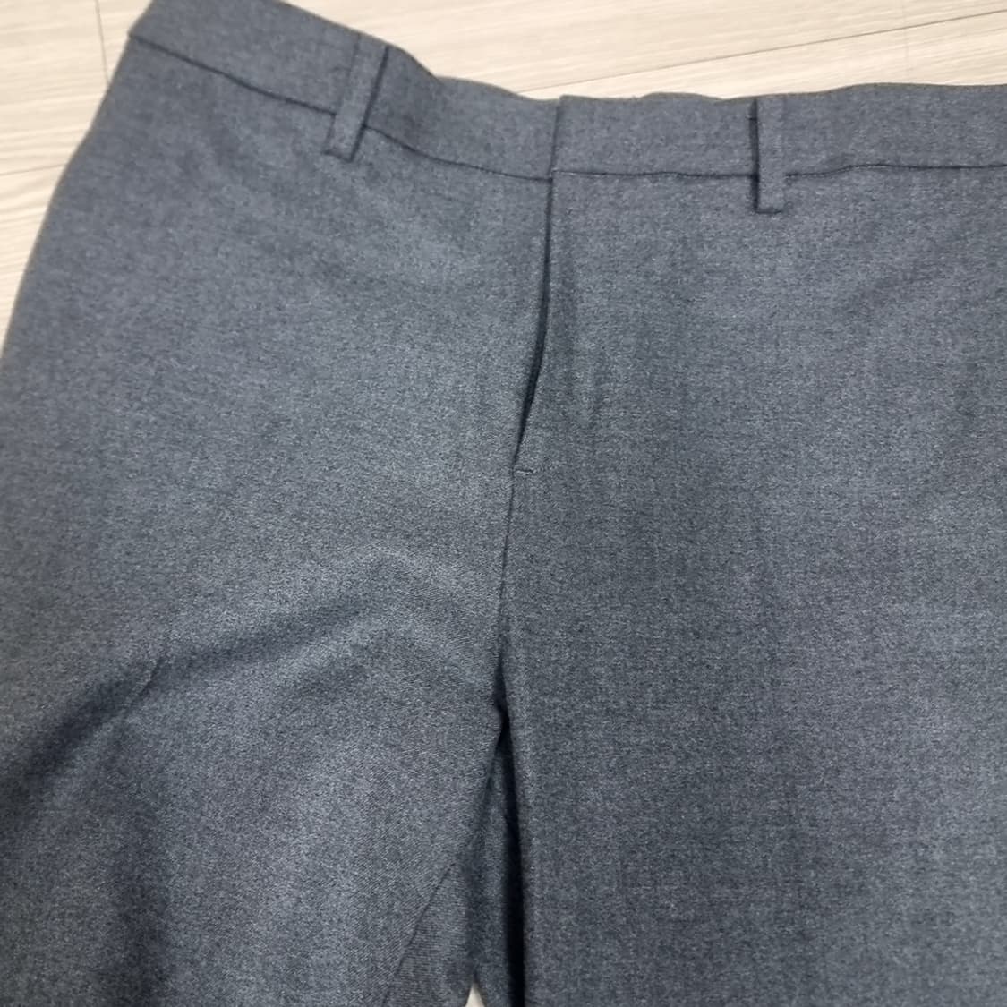 유니클로 회색 모직 바지 슬랙스(실측) 상품이미지2