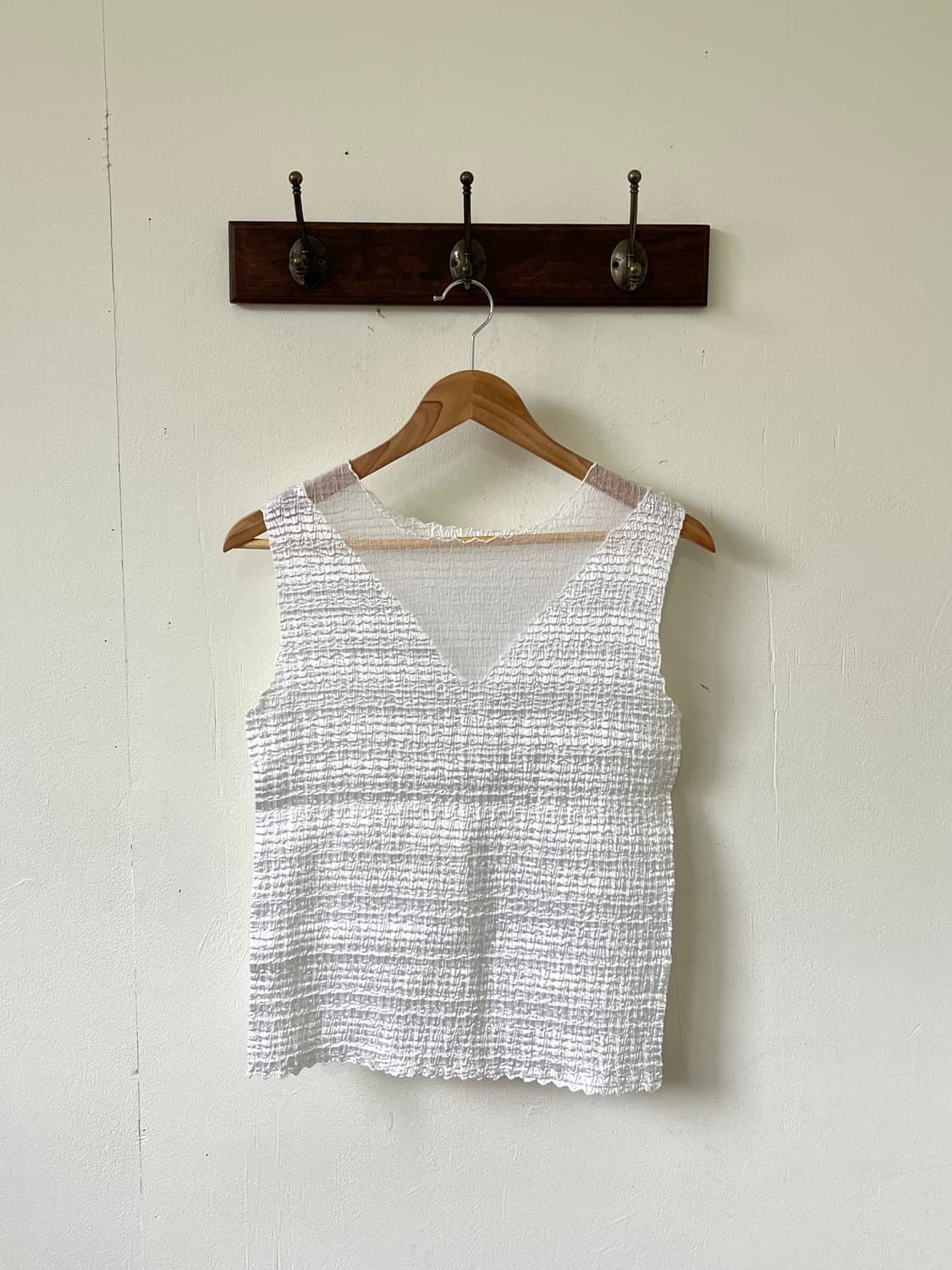 Japan vtg 플리츠 베스트 상품이미지1