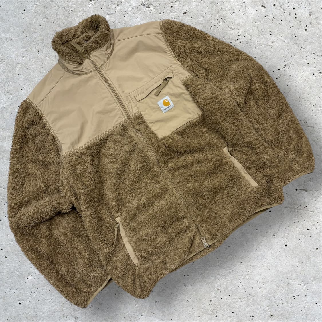 [L] 칼하트 잭슨 브라운 뽀글이 플리스 후리스 자켓 D227 상품이미지1