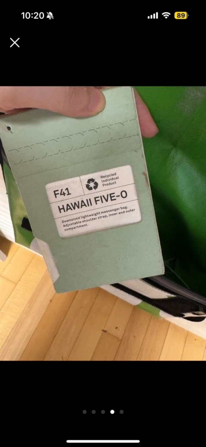 프라이탁 F41  하와이파이브오 메신저백 그린 상품이미지4