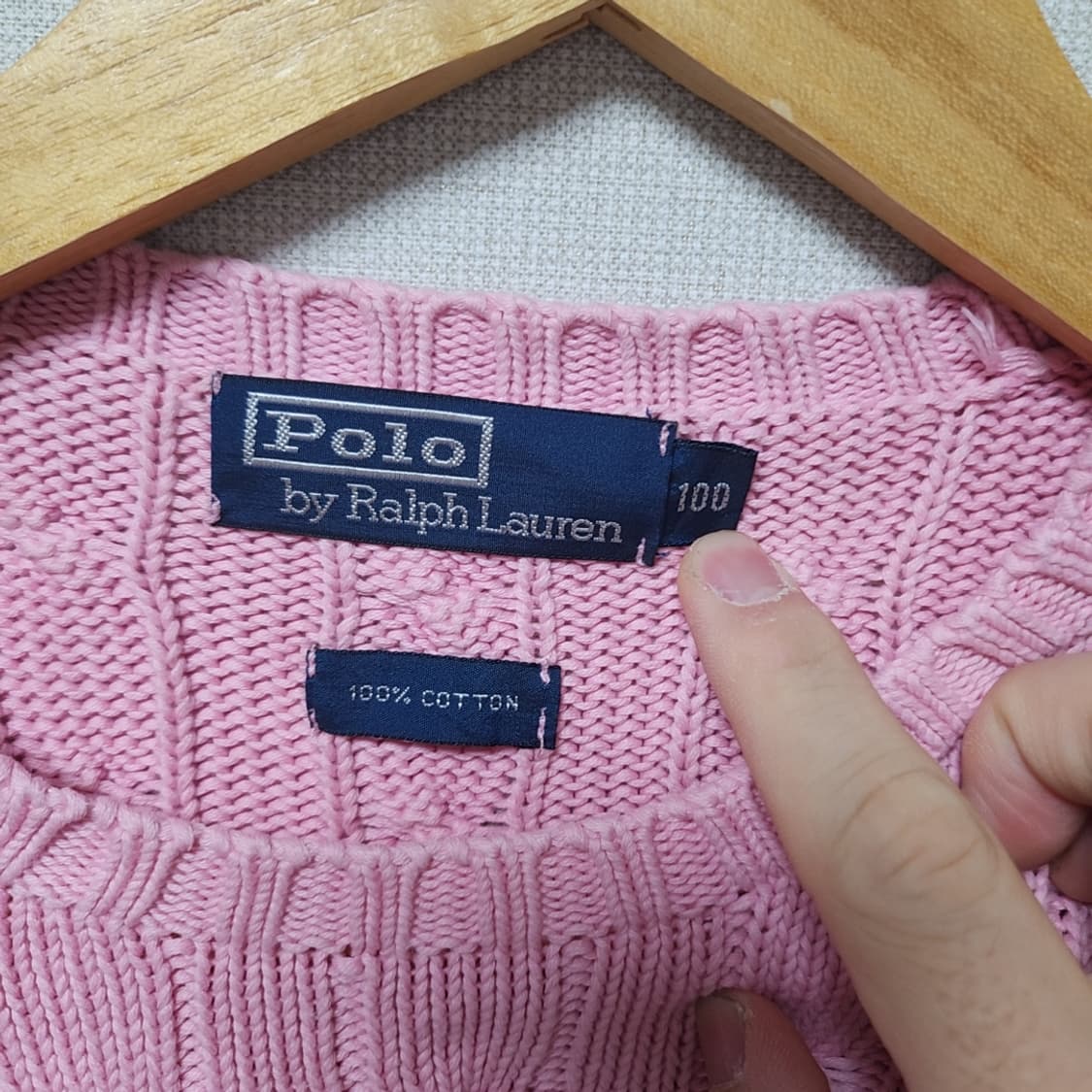 [100] 폴로 랄프로렌 꽈배기 니트 상품이미지3
