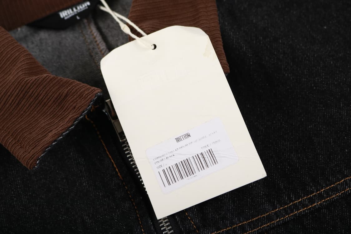 [L] 트릴리온 코듀로이 데님 집업 워크자켓 (새상품) 상품이미지4