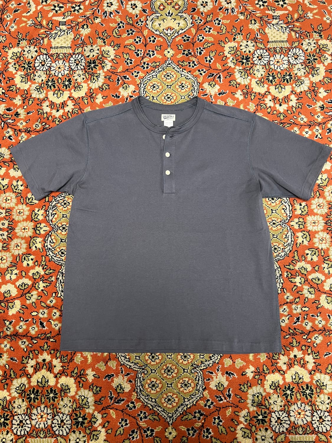 [XL] BRONSON 브론슨 헨리넥 다크그레이 반팔티 상품이미지1