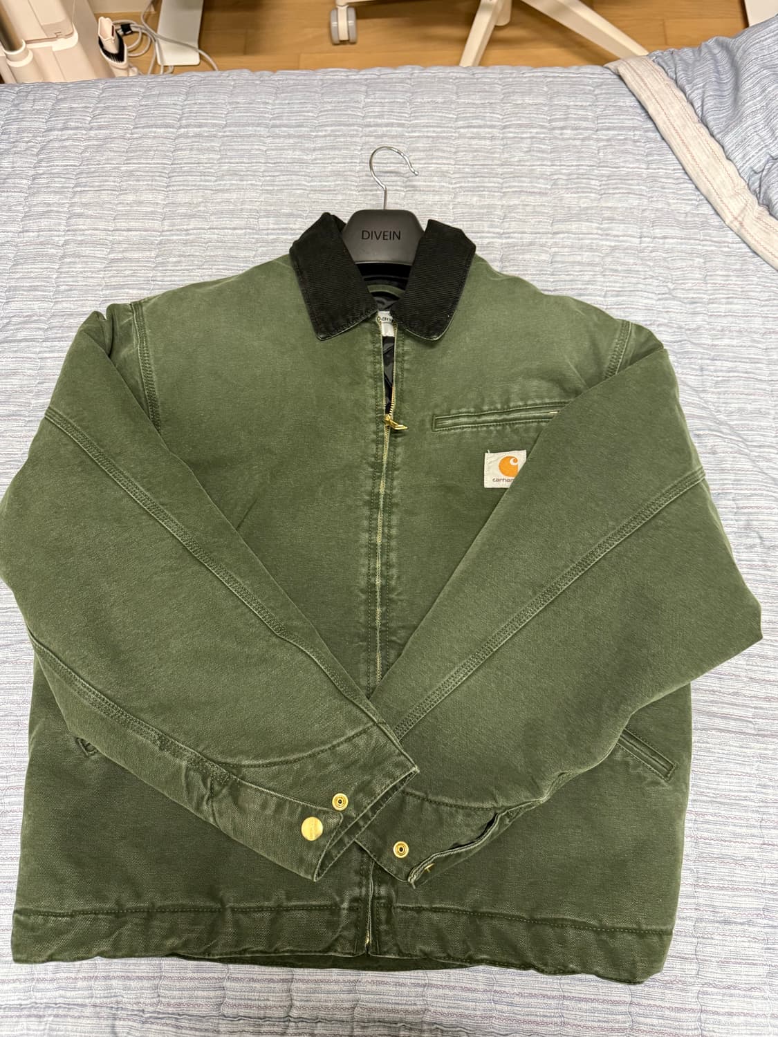 칼하트 wip og 디트로이트자켓 올리브 m사이즈 팝니다 상품이미지1