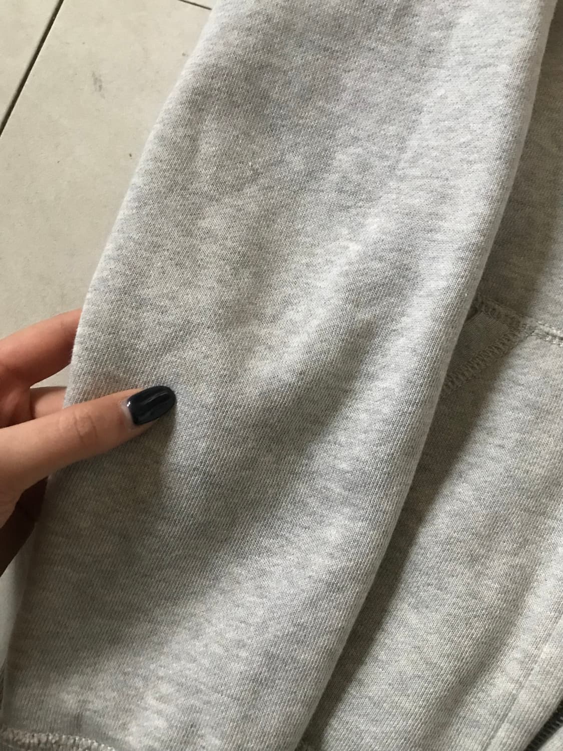 폴로 그레이 스웻 후드집업 상품이미지9