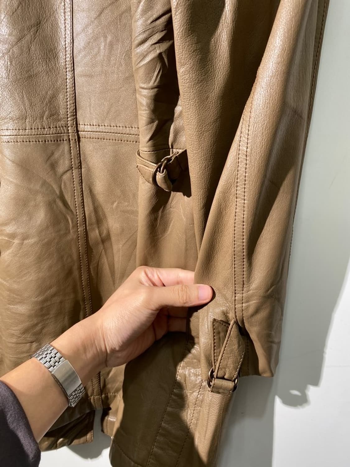 caesar 리얼 레더 코트 상품이미지3