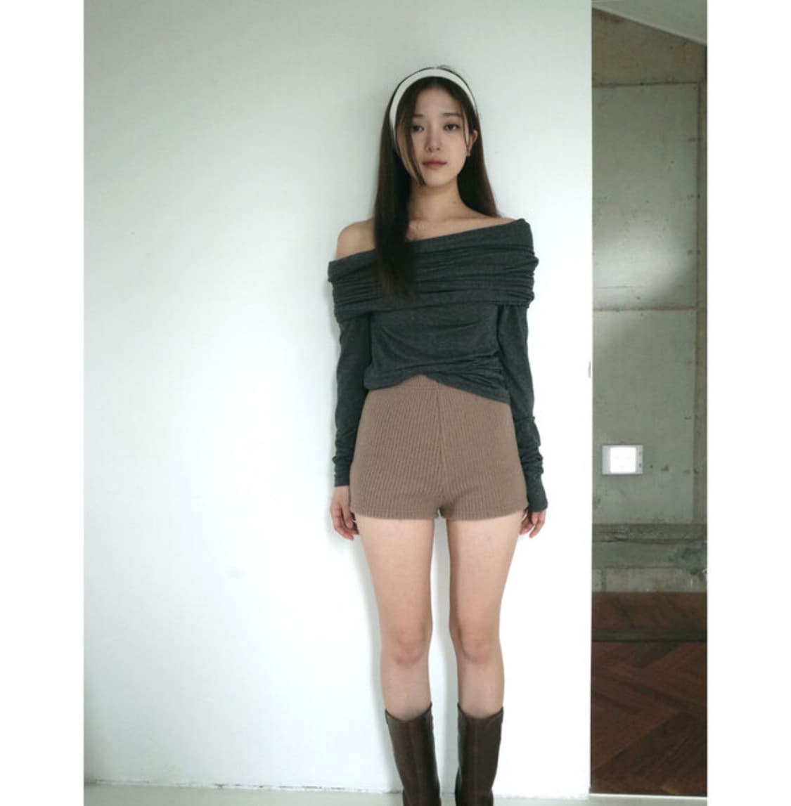 새상품) 베이비랩 니트 브리프 카멜 상품이미지2