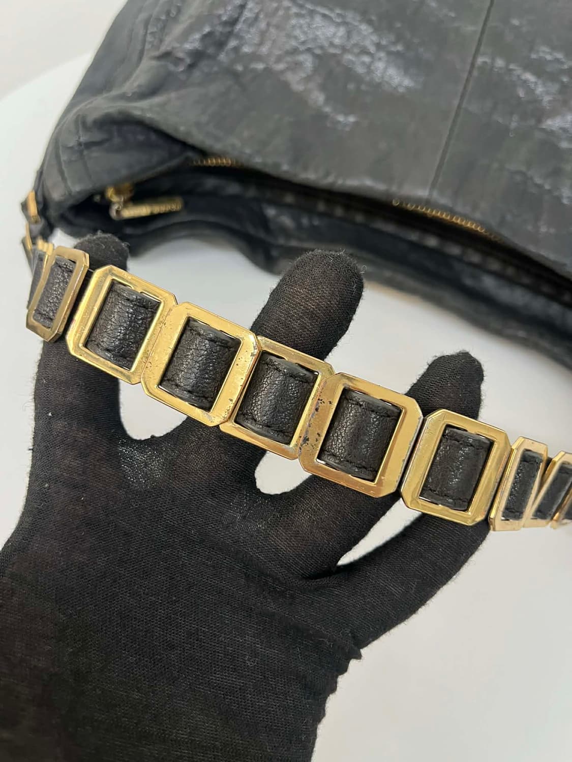 토리버치 가죽 엠보싱 체인 숄더 호보백 토트백 상품이미지9