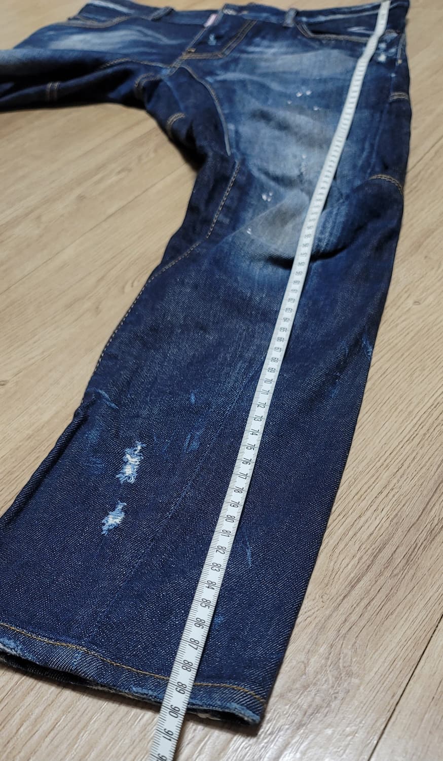 Dsquared2 녹워싱 타이디바이커 데님 청바지 EU 46 상품이미지7