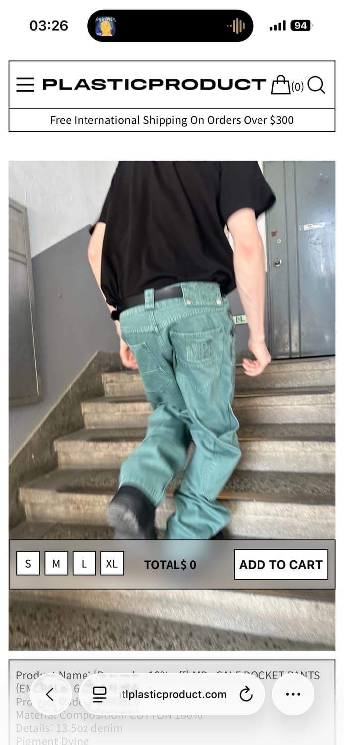 MPa CALF POCKET PANTS (EMERALD) 상품이미지1