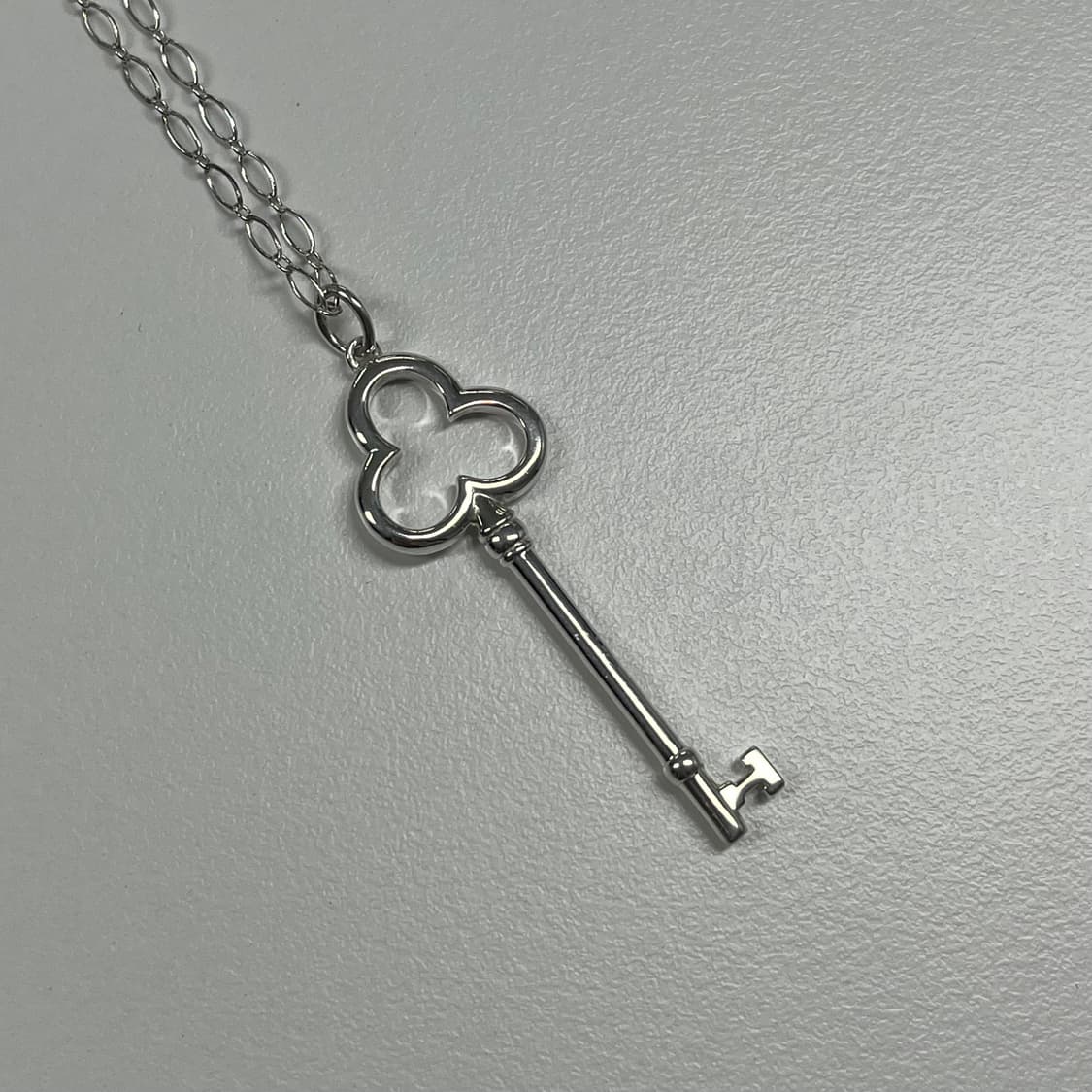 티파니앤코 클로버 태그 키 목걸이 상품이미지1