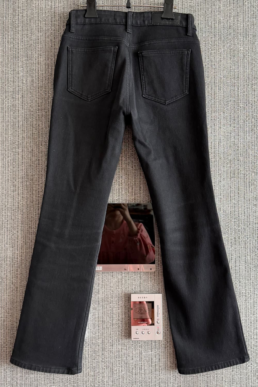 PVCS 프븏스 더춈미 블랙 부츠컷 기모 데님 팬츠 블랙진 청바지 28 상품이미지3
