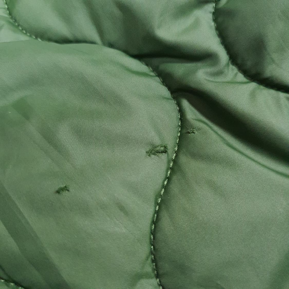 ✨ (바배) 타미 힐피거 깔깔이 카키 퀄팅 롱 자켓 패딩 상품이미지6