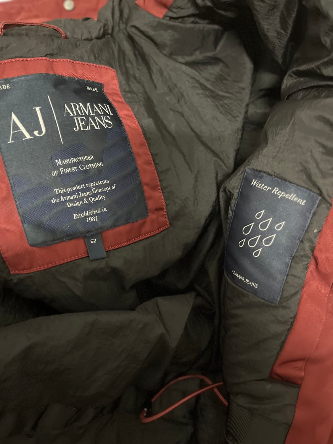 아르마니 진스 ARMANI JEANS 후드 패딩 52 (105) 상품이미지4