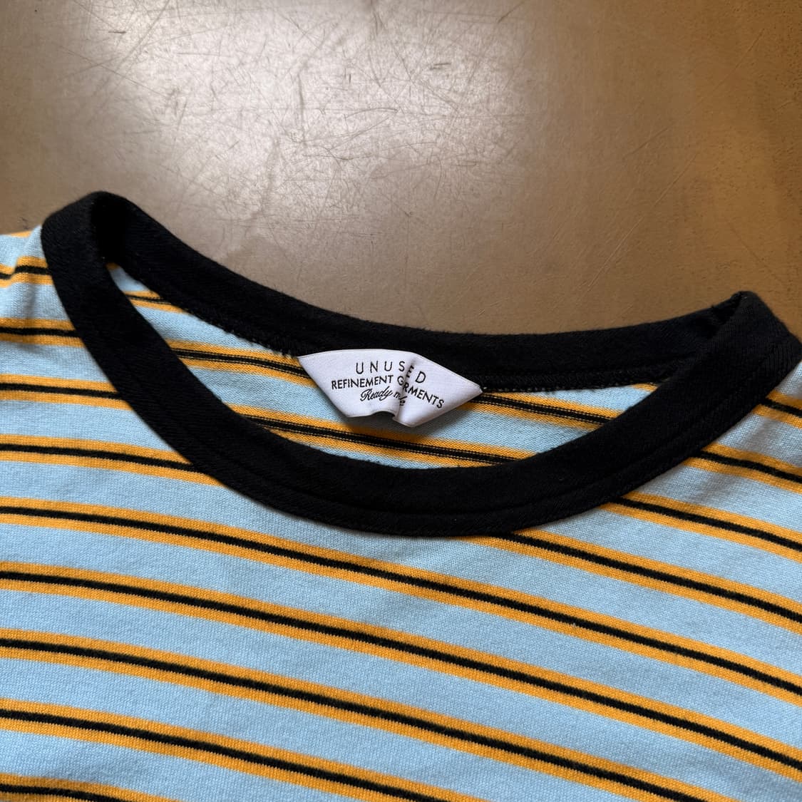 20AW UNUSED 멀티 보더 스트라이프 롱슬리브 상품이미지4