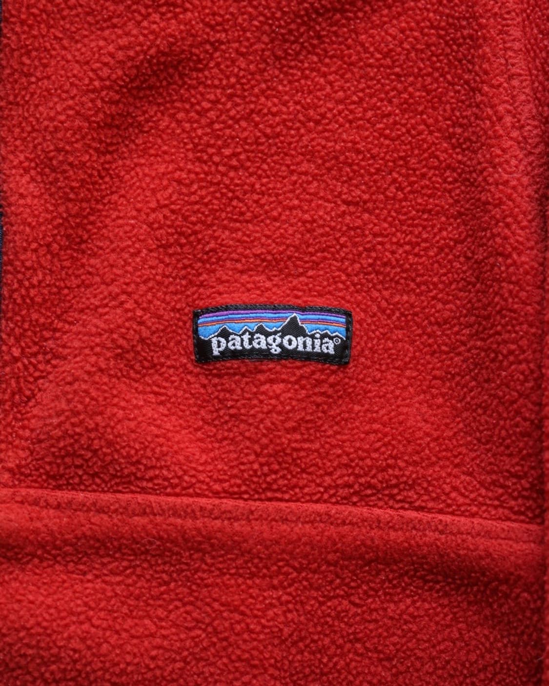 파타고니아 00s 마수피얼 신칠라 하프집업 플리스 딥 레드 XS 상품이미지4