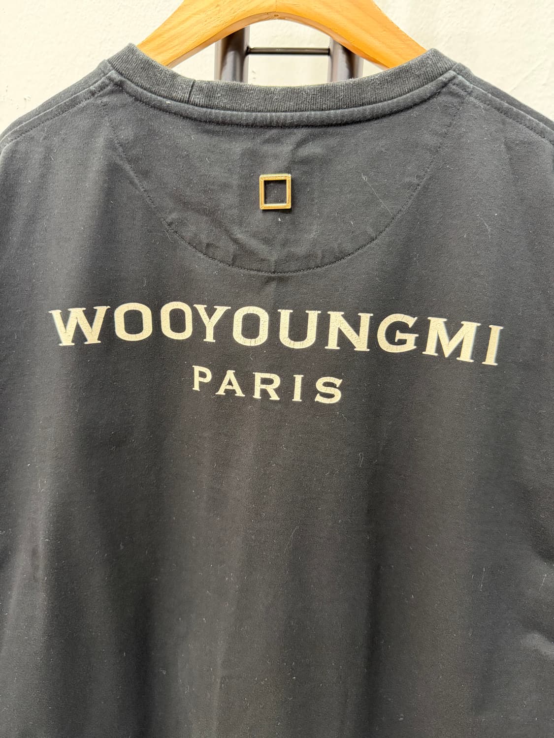 정품) 우영미 백로고 반팔 티셔츠 46 상품이미지5