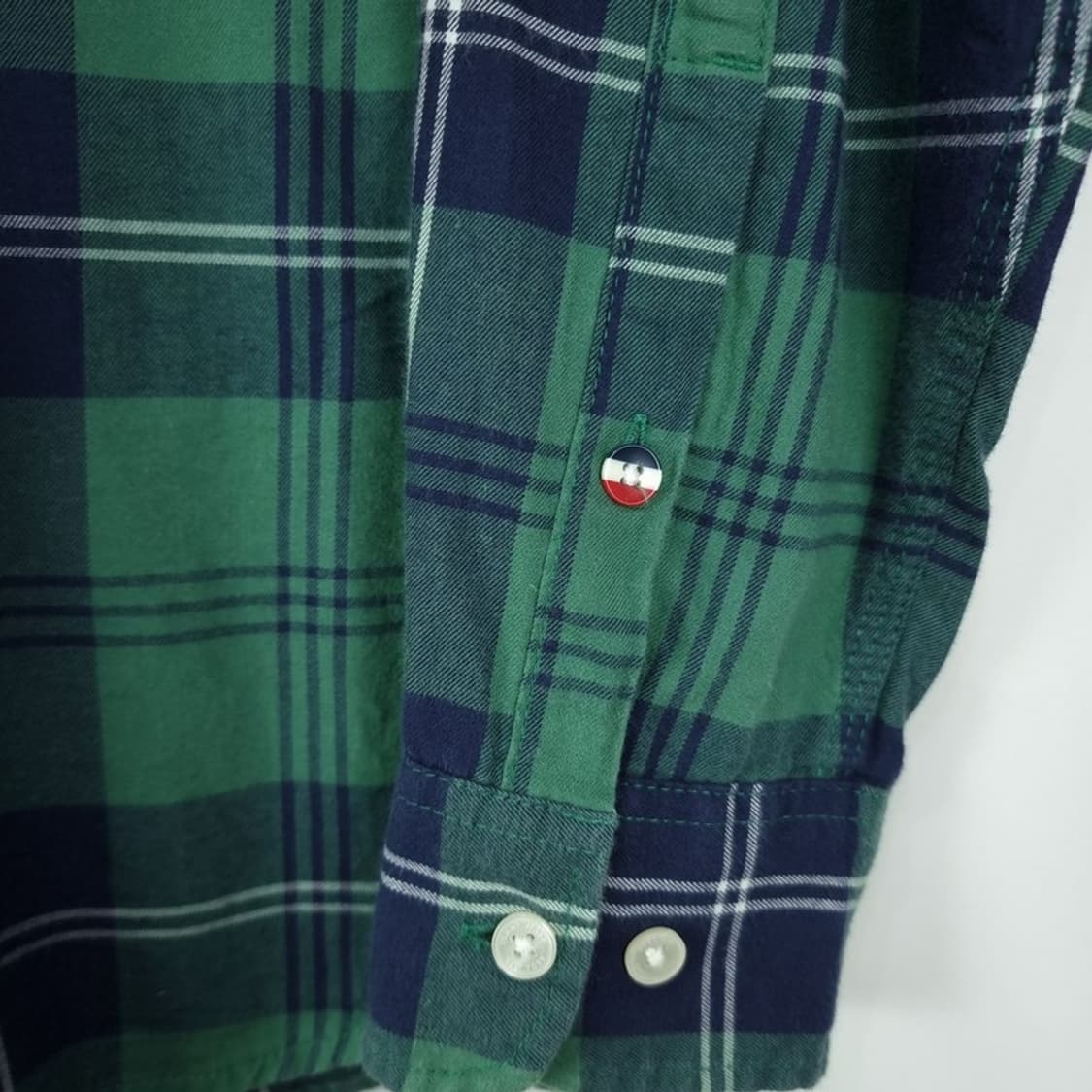 [타미힐피거] 로고 자수 빈티지 체크 셔츠 M19342 상품이미지6