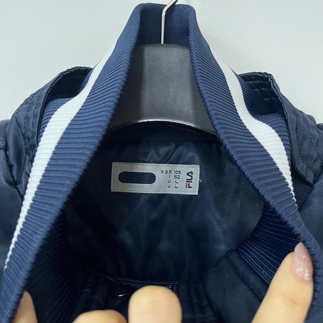 FILA x 두산베어스 레트로 누빔 동계 야구 점퍼 상품이미지8