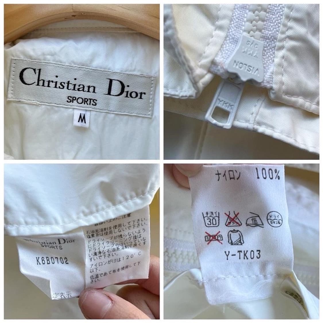 크리스챤 디올 90s 제팬라인 오리지널 컨버터블 자켓 상품이미지8