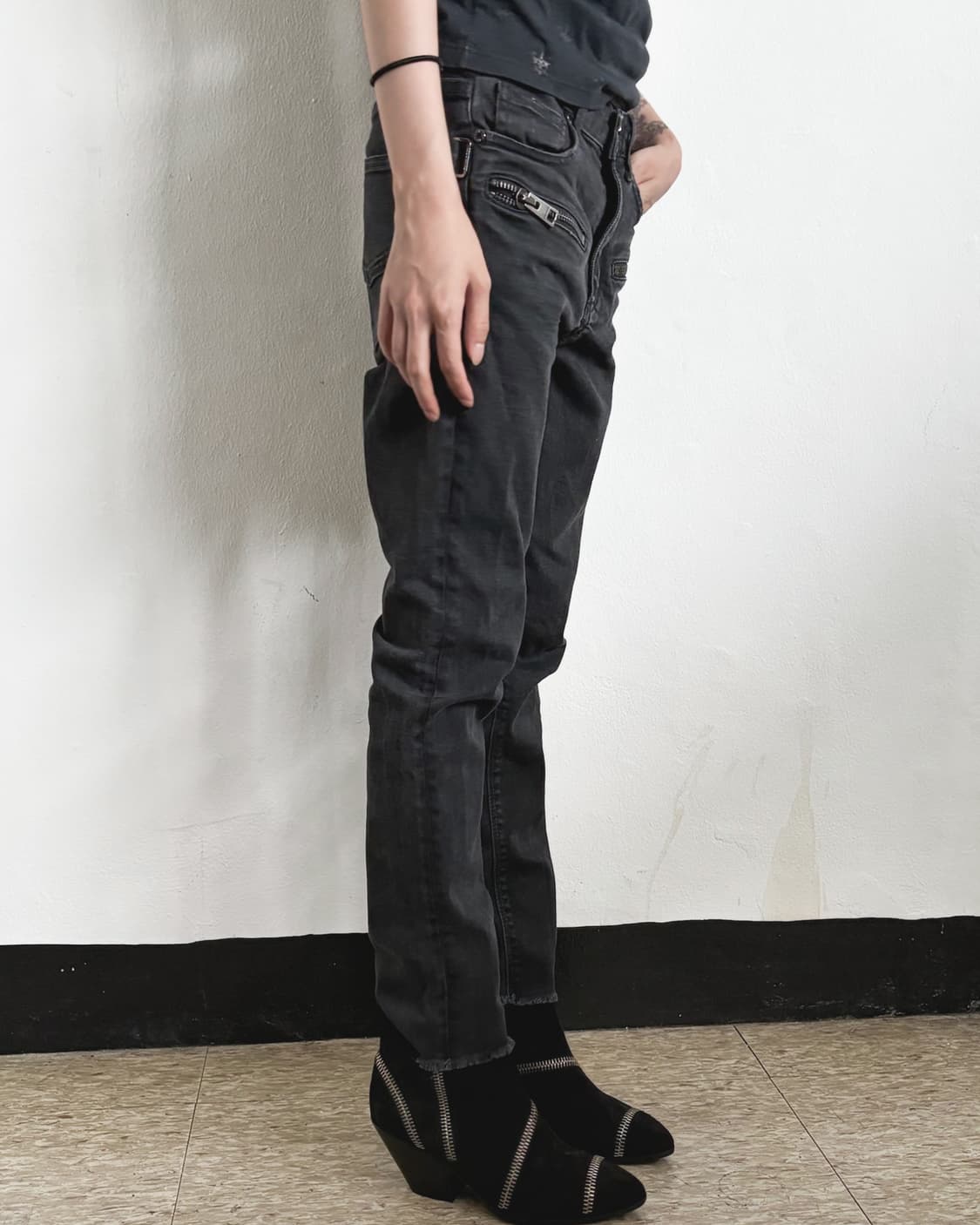 자딕앤볼테르 멀티지퍼 스키니진 상품이미지2