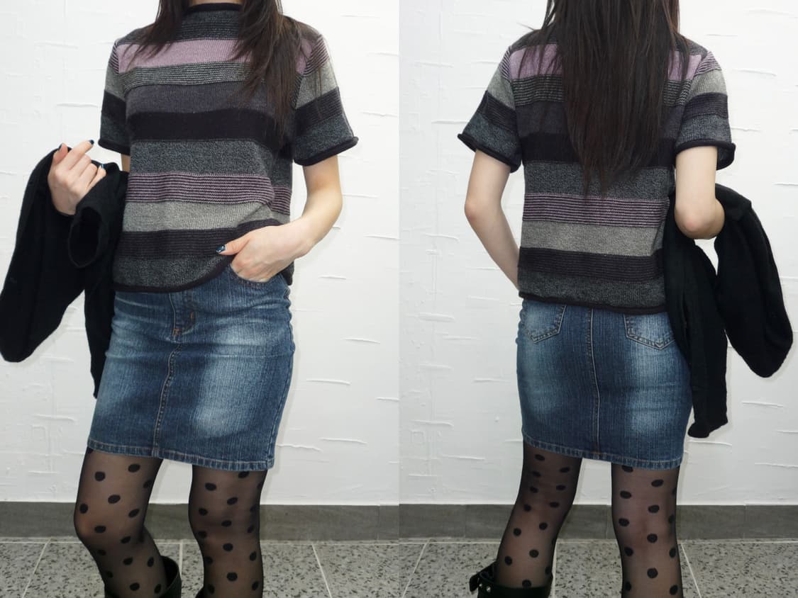 Vintage knit top 상품이미지1