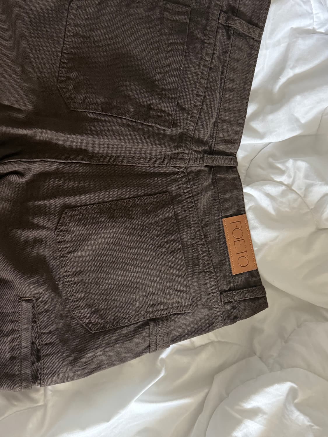 (새상품)포에토foeto faded rough oxford pants M 상품이미지6