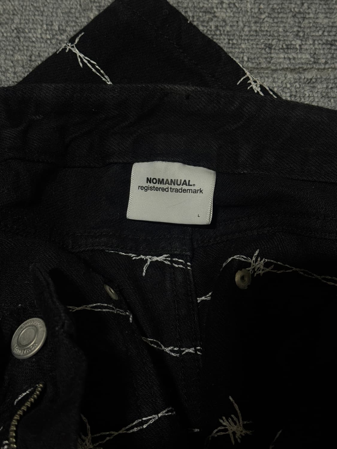 노매뉴얼 W.F DENIM PANTS 상품이미지4