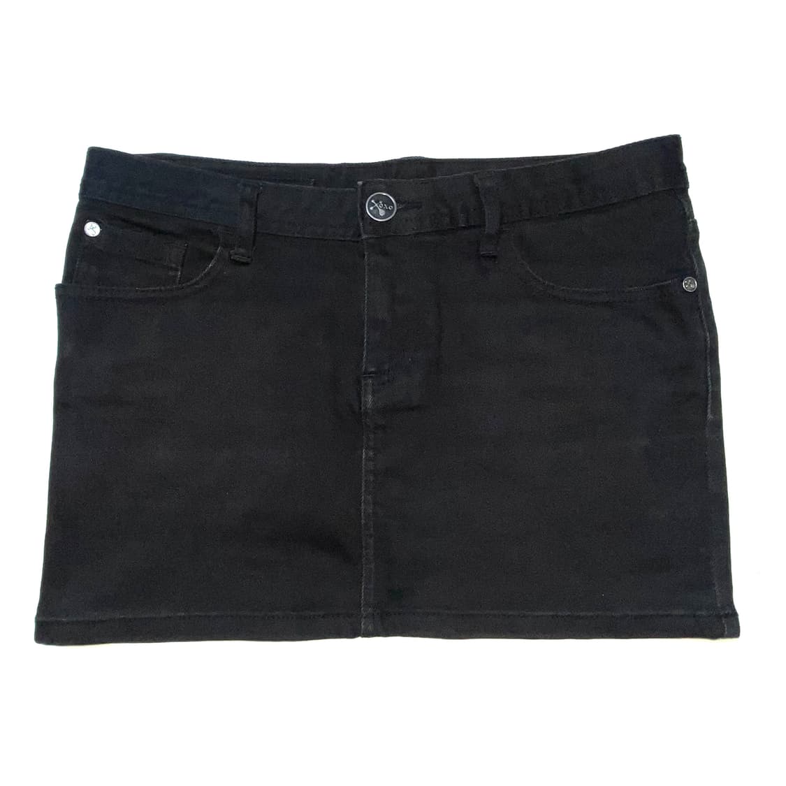 빈티지 블랙 미니스커트 치마 상품이미지1