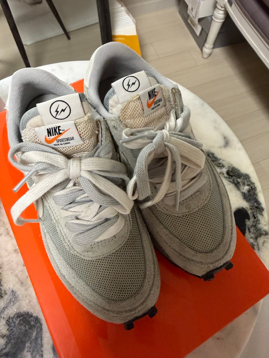 나이키 x 사카이 x 프라그먼트 LD와플 라이트 스모크 그레이 상품이미지2