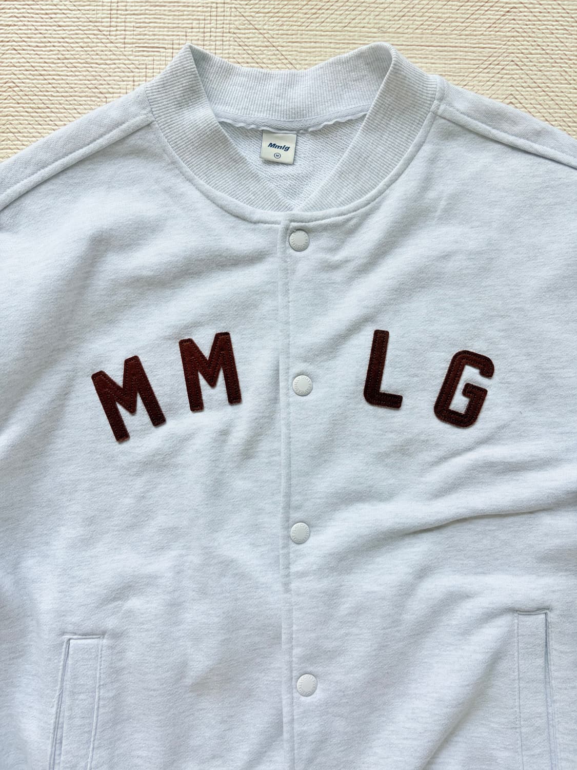 Mmlg 데이웨어 스웨트 점퍼 애쉬그레이 상품이미지4