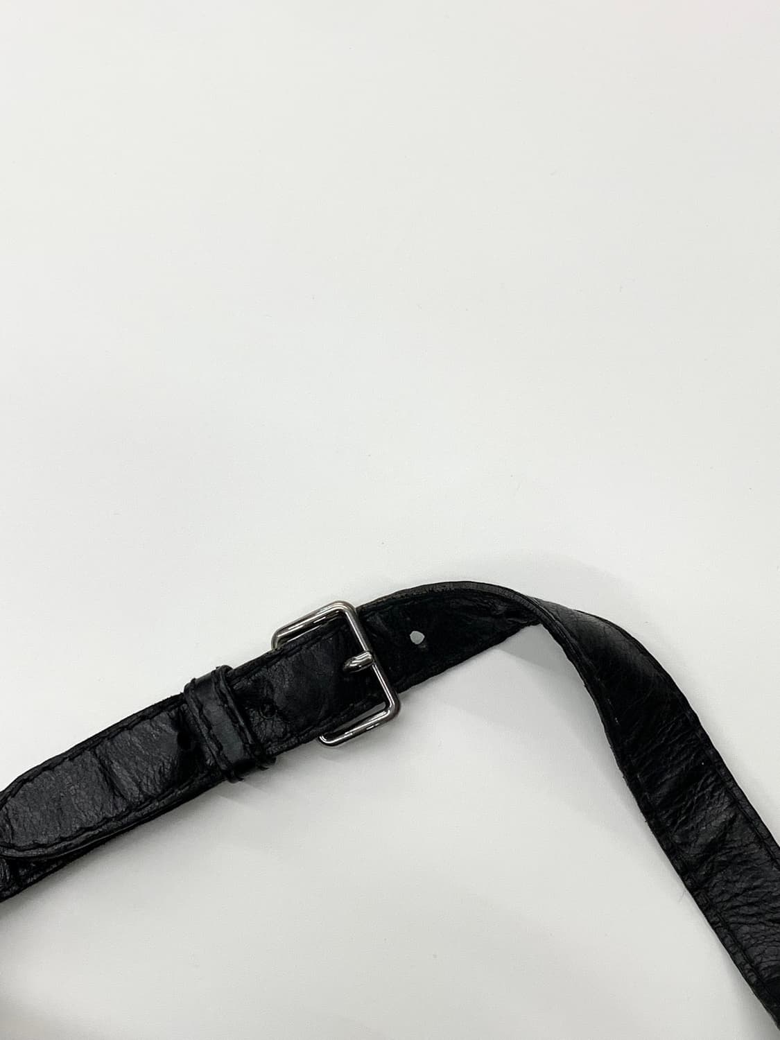 Prada 프라다 블랙 나일론 레더 크로스백 상품이미지6