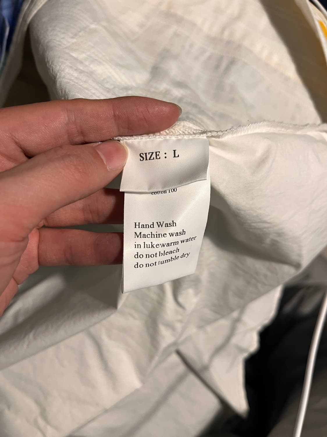 더 뮤지엄 비지터 2020 s/s 패치워크 셔츠 L사이즈 상품이미지6