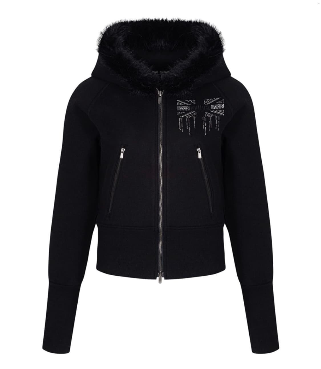 (새상품) 플리즈노팔로우 베키퍼 후드집업 블랙 상품이미지1