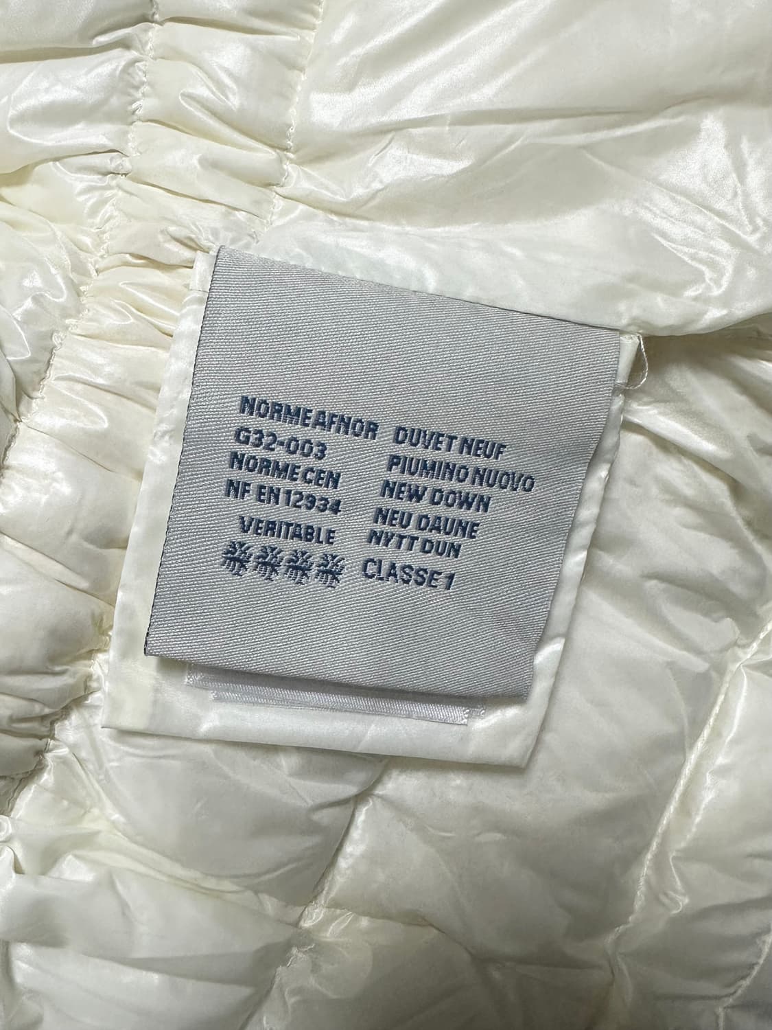 몽클레어 패딩 가디건 아이보리 퍼 트리밍 상품이미지7