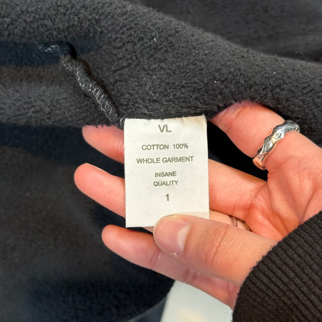 L) 블라인드파일즈 블랭크 후드집업 상품이미지8