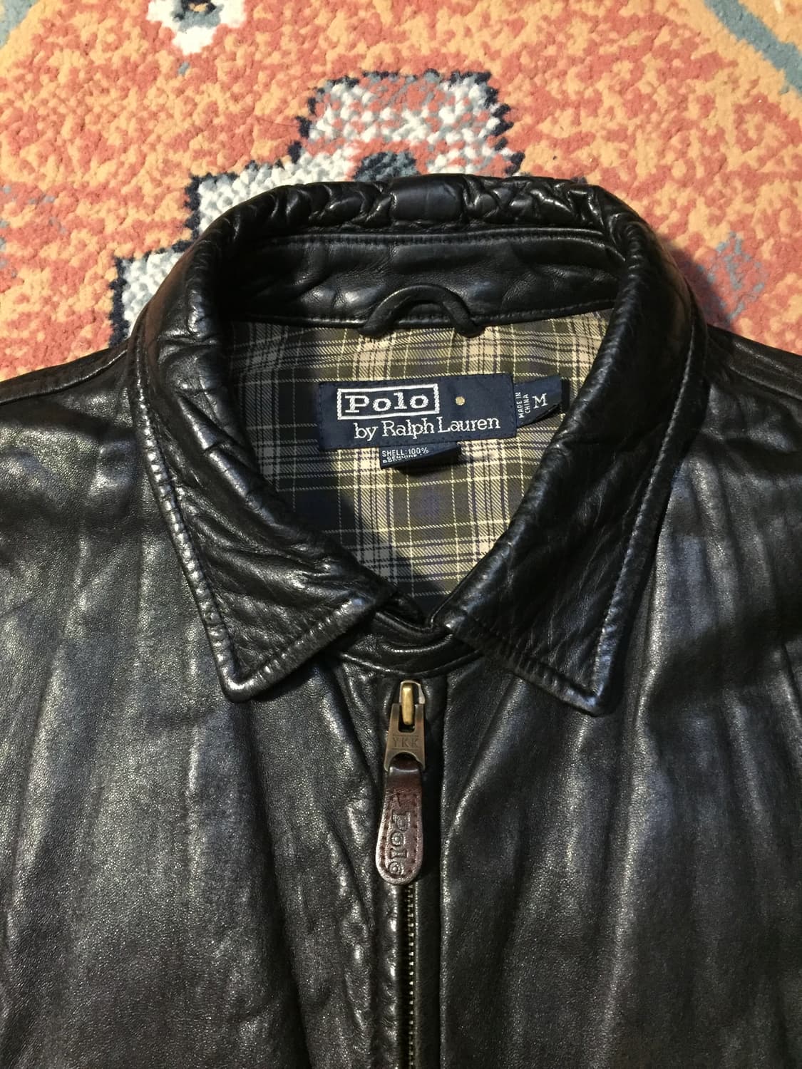 90‘s 폴로 맥스웰 레더자켓 상품이미지7