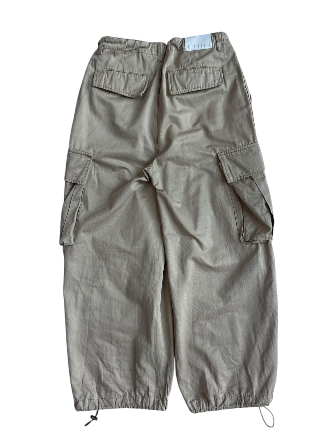 빈티지 베이지 와이드 카고팬츠 상품이미지8